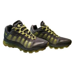 Nike Air Max 95 GS Dark Grey Volt Neon Green 512169-003 Youth 6Y Women's 7.5